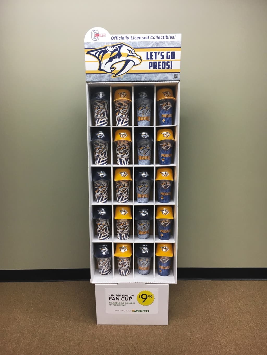 Custom CupCaps display kitting and assembly work at KwikShip warehouse